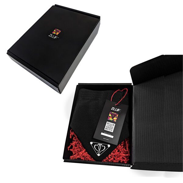 ZLUF Silver Collection Bandana Black Gift Box